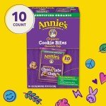 Annie's Organic Chocolate Chip Snack Bites, 10 Pouches