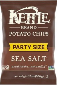 Kettle Sea Salt Potato Chips - Party Size 13oz