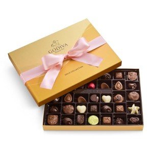 Godiva Pink Ribbon Gourmet Chocolate Variety Gift Box