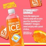 Starburst Orange Zero Sugar Sparkling Water - 12 Pack