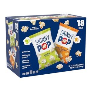 SkinnyPop White Cheddar Popcorn Snack Bags (18 Count)