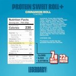 Legendary Protein Cinnamon Roll Snack Bars - 10-Pack