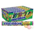 Mentos Chewy Mint & Fruit Candy Rolls - 15 Pack