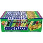 Mentos Chewy Mint & Fruit Candy Rolls - 15 Pack