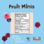 BEAR Real Fruit Snack Minis, Raspberry & Blueberry