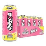 GHOST Energy Drink - Sour Pink Lemonade, 12-Pack