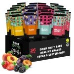 Zest Delites Vegan Fruit Snack Strips - 36 Pack