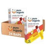 Strawberry Banana Vegan Fruit Bars - 24 Pack