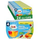 Cherry Mixed Fruit Cups in Juice – 24 Count
