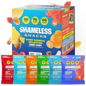 Shameless Snacks Healthy Low Sugar Candy Variety Pack