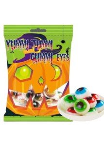 Halloween Eyeball Gummy Snacks for Gamers