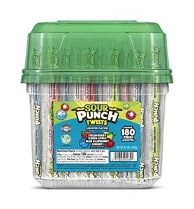 Sour Punch Twists Chewy Candy Tub - 62.4 Oz