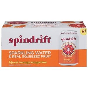 Blood Orange Tangerine Sparkling Water - 8 Pack