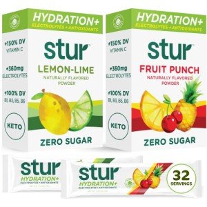 Stur Electrolyte Hydration Powder Variety Pack (32 Packets)