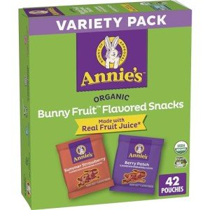 Annie's Organic Berry & Strawberry Fruit Snacks 42 Count