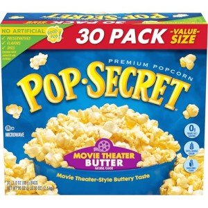 Movie Theater Butter Popcorn, 30 Snack Bags