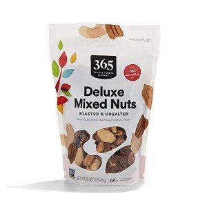 Whole Foods Unsalted Deluxe Mixed Nuts, 16oz