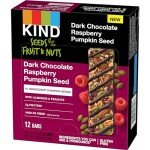 KIND Dark Chocolate Raspberry Snack Bars, 12 Pack