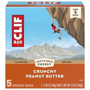 CLIF Bar Crunchy Peanut Butter Energy Bars 5-Pack