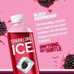 Black Raspberry Sparkling Water - Zero Sugar, 12-Pack