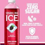 Black Raspberry Sparkling Water - Zero Sugar, 12-Pack