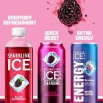 Black Raspberry Sparkling Water - Zero Sugar, 12-Pack
