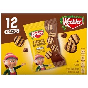 Keebler Fudge Stripes Cookies, Convenient 12 Count