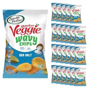 Sensible Portions Sea Salt Veggie Wavy Chips 24-Pack