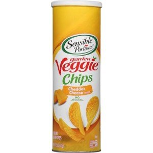 Cheddar Veggie Chips by Sensible Portions, 5 oz
