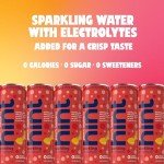 Peach Raspberry Sparkling Water - 12 Pack