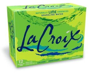 Lime LaCroix Sparkling Water, 12 Pack