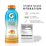 Gatorade Fit Electrolyte Drink, Tropical Mango, 12 Pack