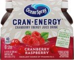 Cran-Energy Cranberry Raspberry Juice - 6 Pack