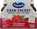 Cran-Energy Cranberry Raspberry Juice - 6 Pack