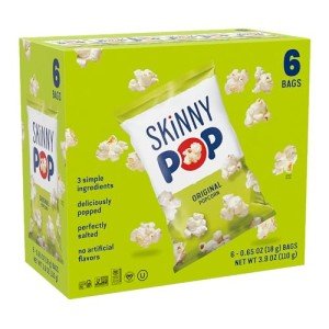 SkinnyPop Original Gluten-Free Popcorn, 6 Pack