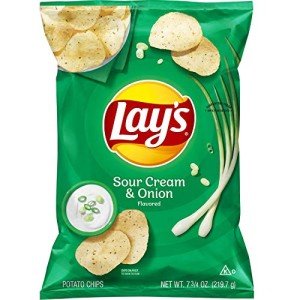 Lay's Sour Cream & Onion Snacks, 7.75 Oz