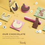 Green Rabbit Tin with 6 Assorted Chocolate Eggs