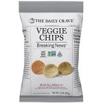 Daily Crave Crunchy Vegan Veggie Chips - 24 Pack