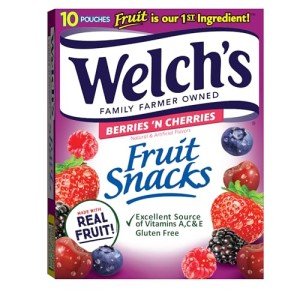 Welch's Berries 'n Cherries Fruit Snacks - 10ct