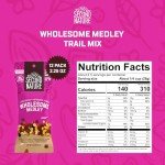 Wholesome Medley Trail Mix - 12 Snack Packs