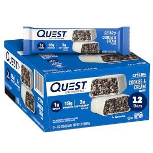 Quest Cookies & Cream Protein Bar - 12 Count