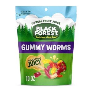 Black Forest Fruit Juice Gummy Worms - 10 oz