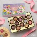 Gourmet Chocolate Truffles Gift Box for Moms