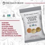 Daily Crave Crunchy Vegan Veggie Chips - 24 Pack