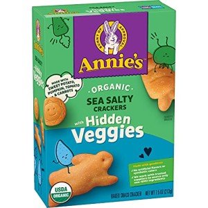 Annie's Organic Hidden Veggie Sea Salt Crackers