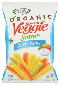 Organic Zesty Ranch Veggie Straws - 4.25 OZ