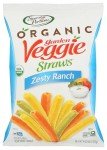 Organic Zesty Ranch Veggie Straws - 4.25 OZ
