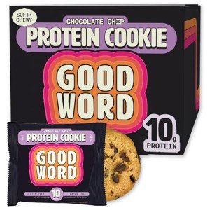 Chewy Chocolate Chip Protein Cookies - 12 Pack