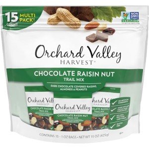 Chocolate Raisin Nut Trail Mix – 15 Bags