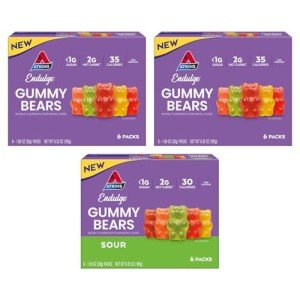 Atkins Endulge Low Sugar Gummy Bears Pack